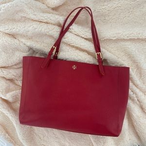 Tory Burch Red Large Tote